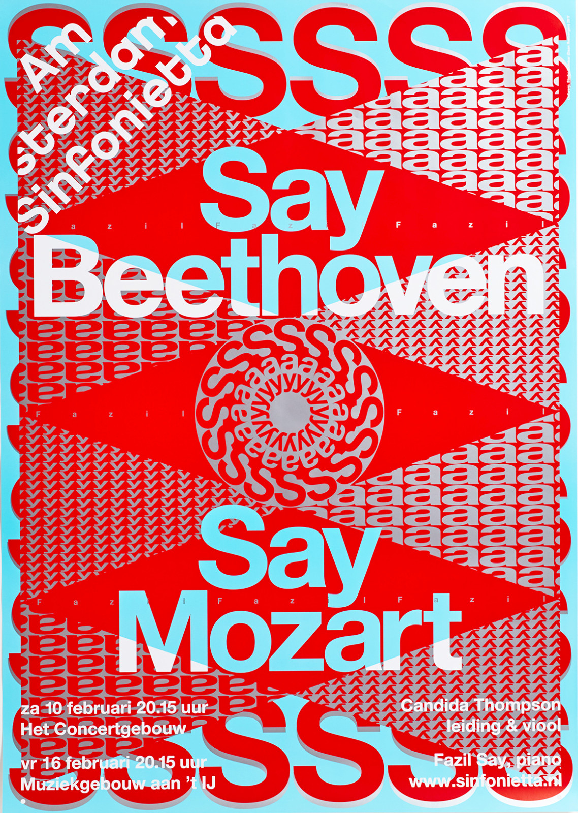 Say Beethoven Say Mozart”, 2018, by Daan Rietbergen - typo/graphic